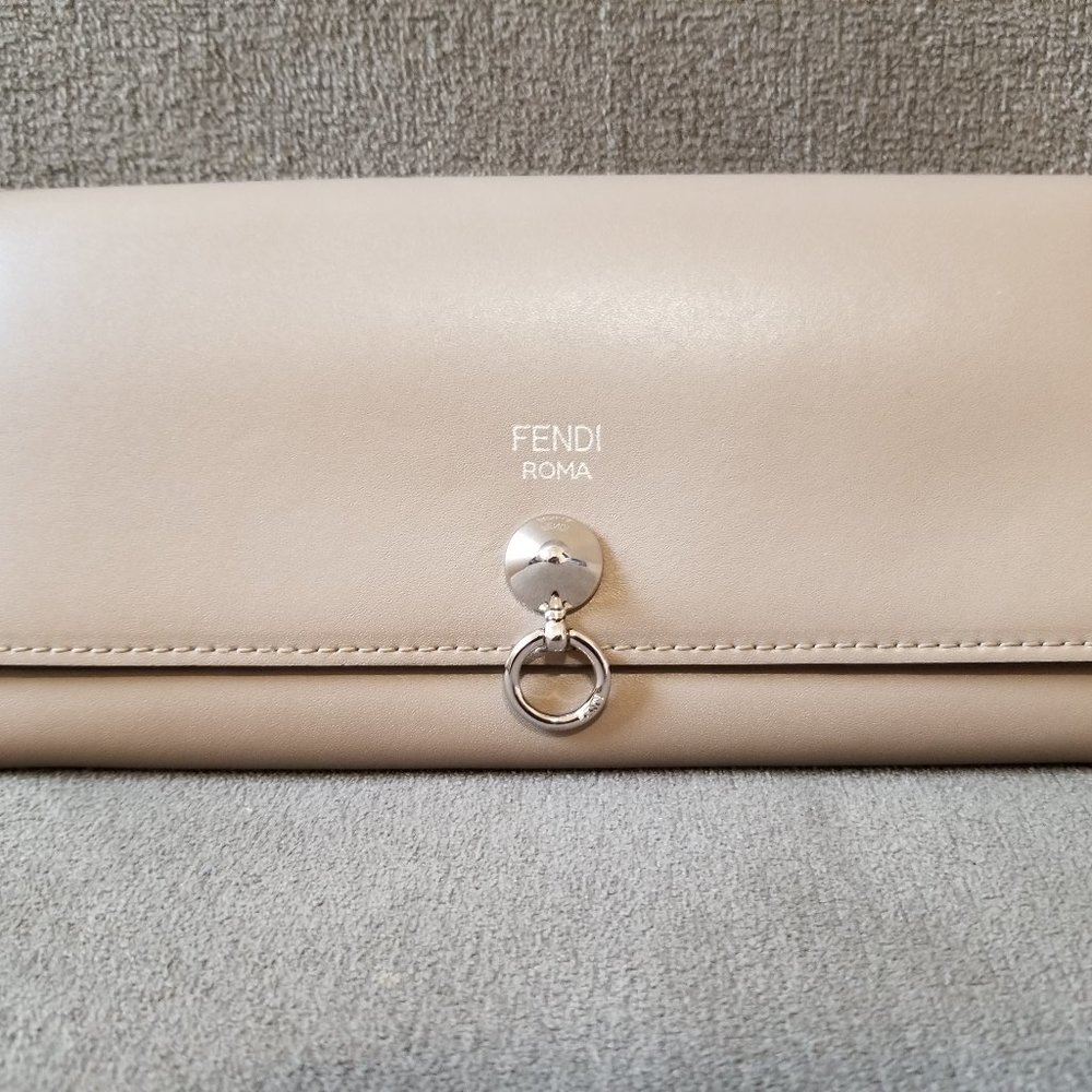 Grey Dot Com By The Way Long Continental Leather … - image 1